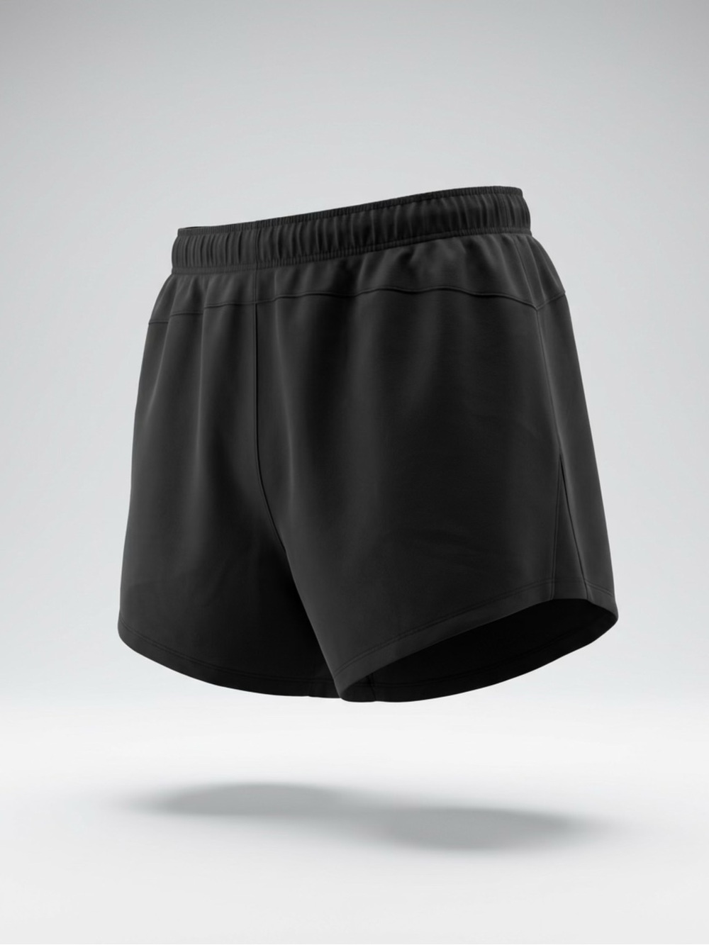 Athletic Works Women's Black Athletic Shorts